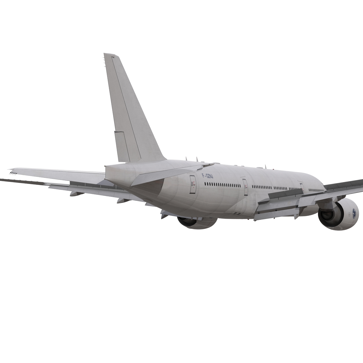 Boeing 777 200 Generic Rigged 3D model