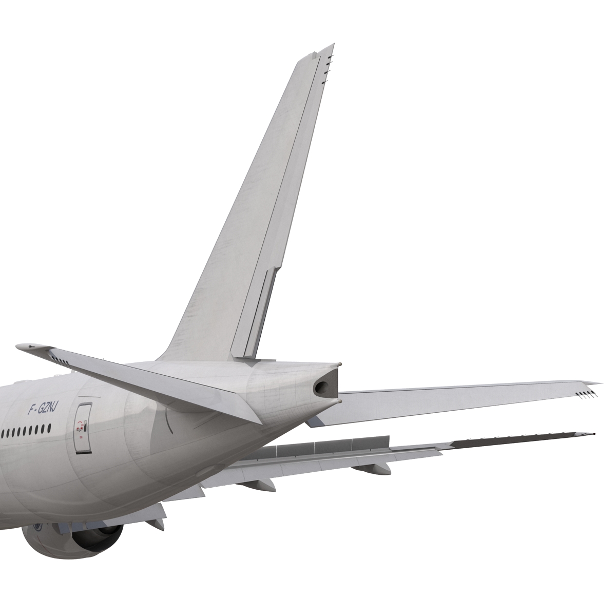 Boeing 777 200 Generic Rigged 3D model