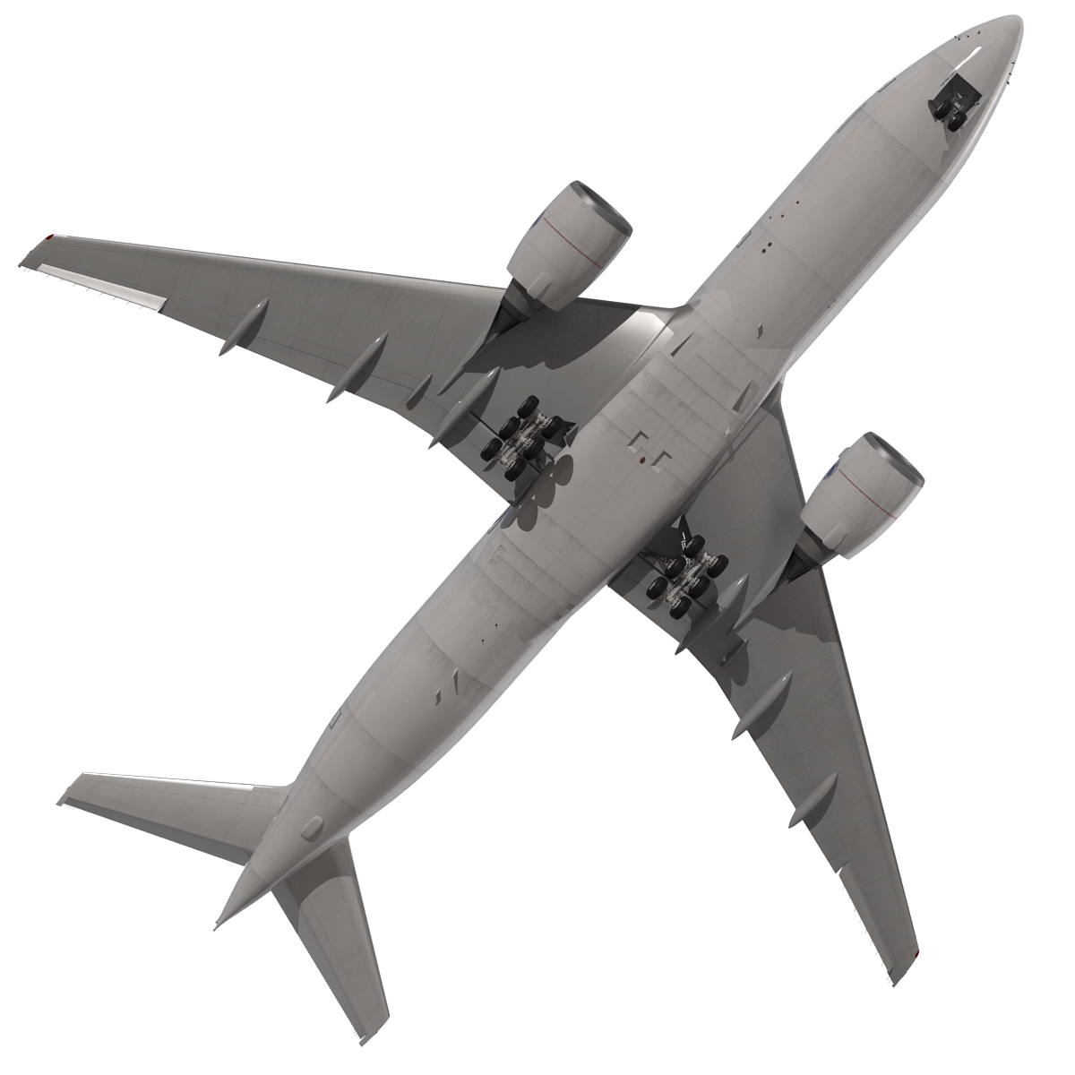 Boeing 777 200 Generic Rigged 3D model