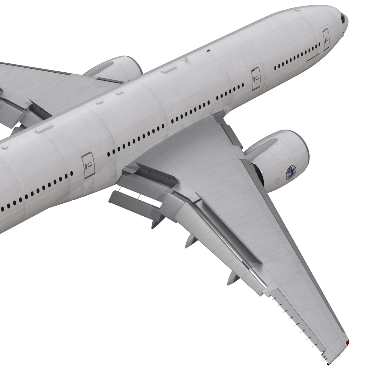 Boeing 777 200 Generic Rigged 3D model