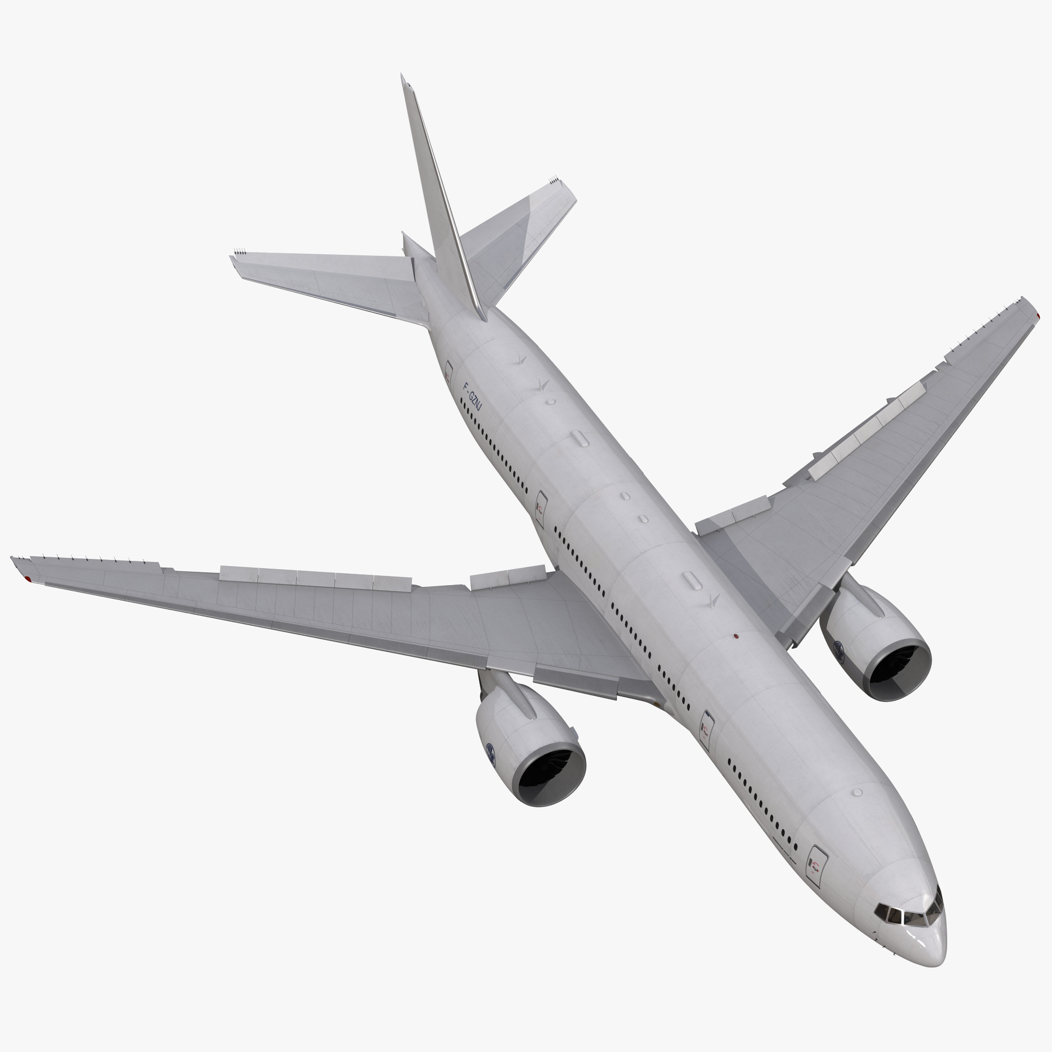 Boeing 777 200 Generic Rigged 3D model