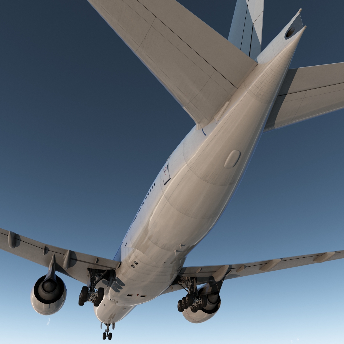 Boeing 777 200 Generic Rigged 3D model