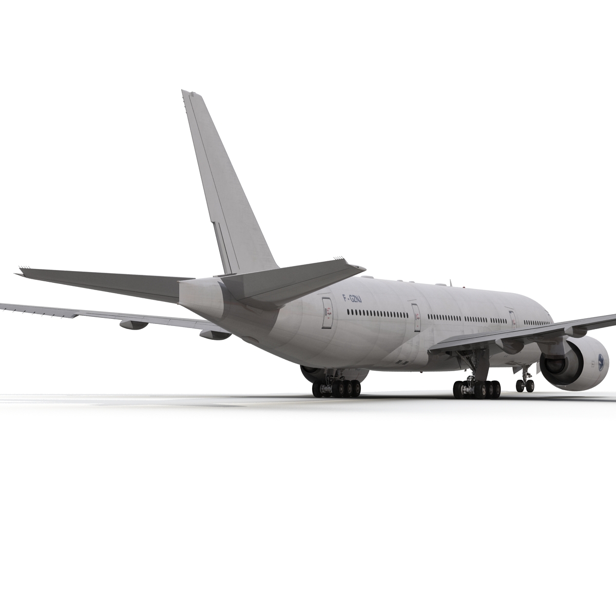 Boeing 777 200 Generic Rigged 3D model