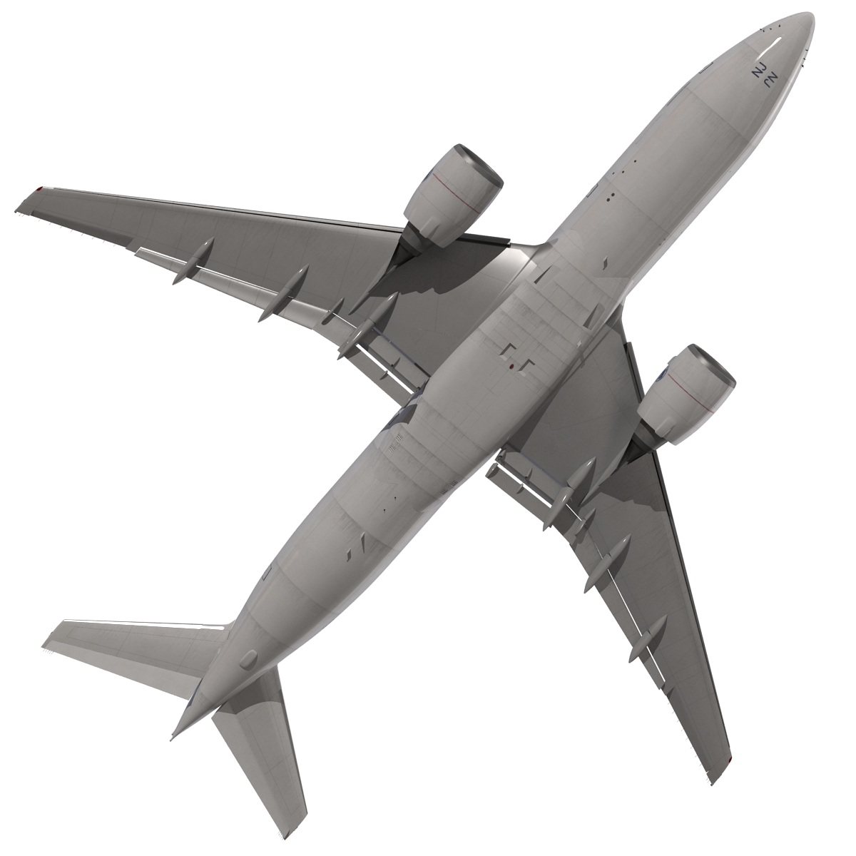 Boeing 777 200 Generic Rigged 3D model