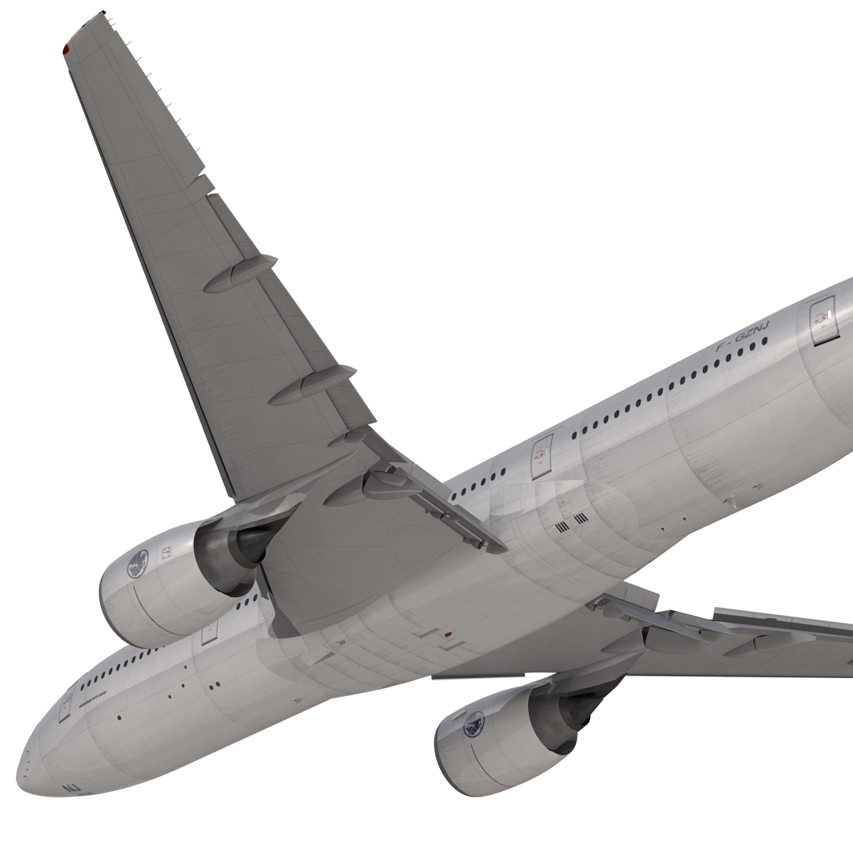 Boeing 777 200 Generic Rigged 3D model