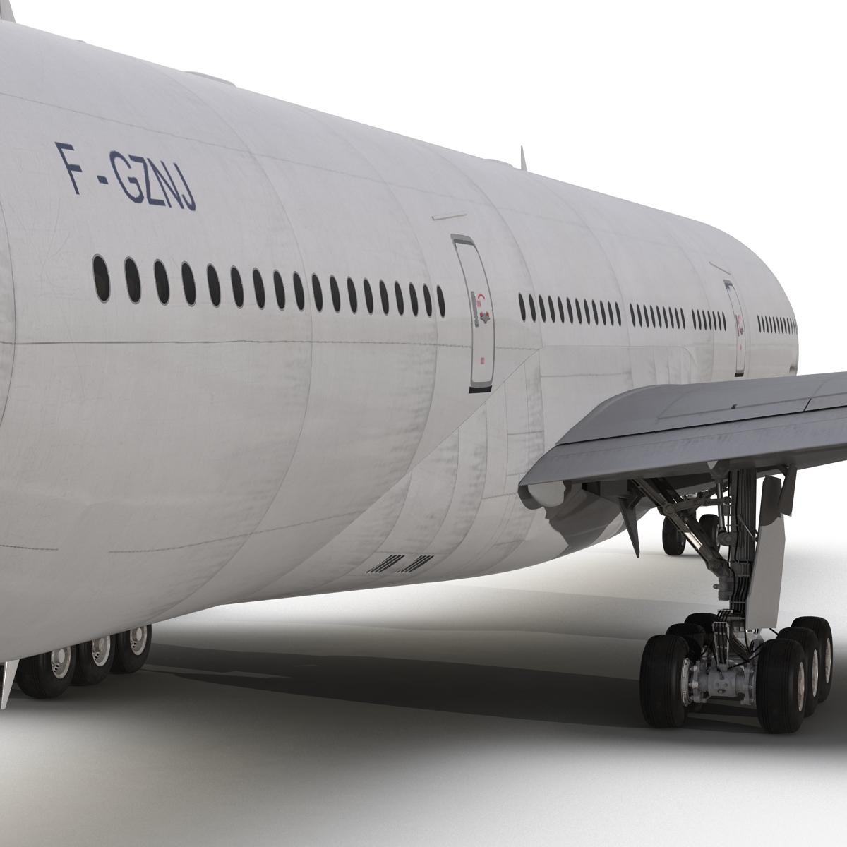 Boeing 777 200 Generic Rigged 3D model