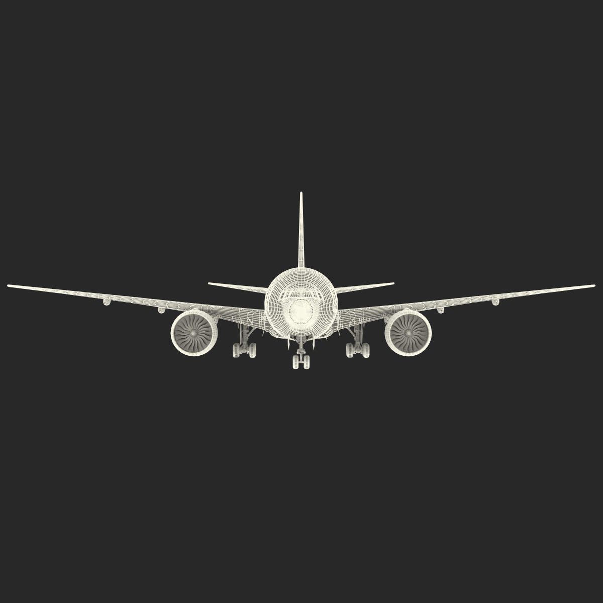 Boeing 777 200 Generic Rigged 3D model