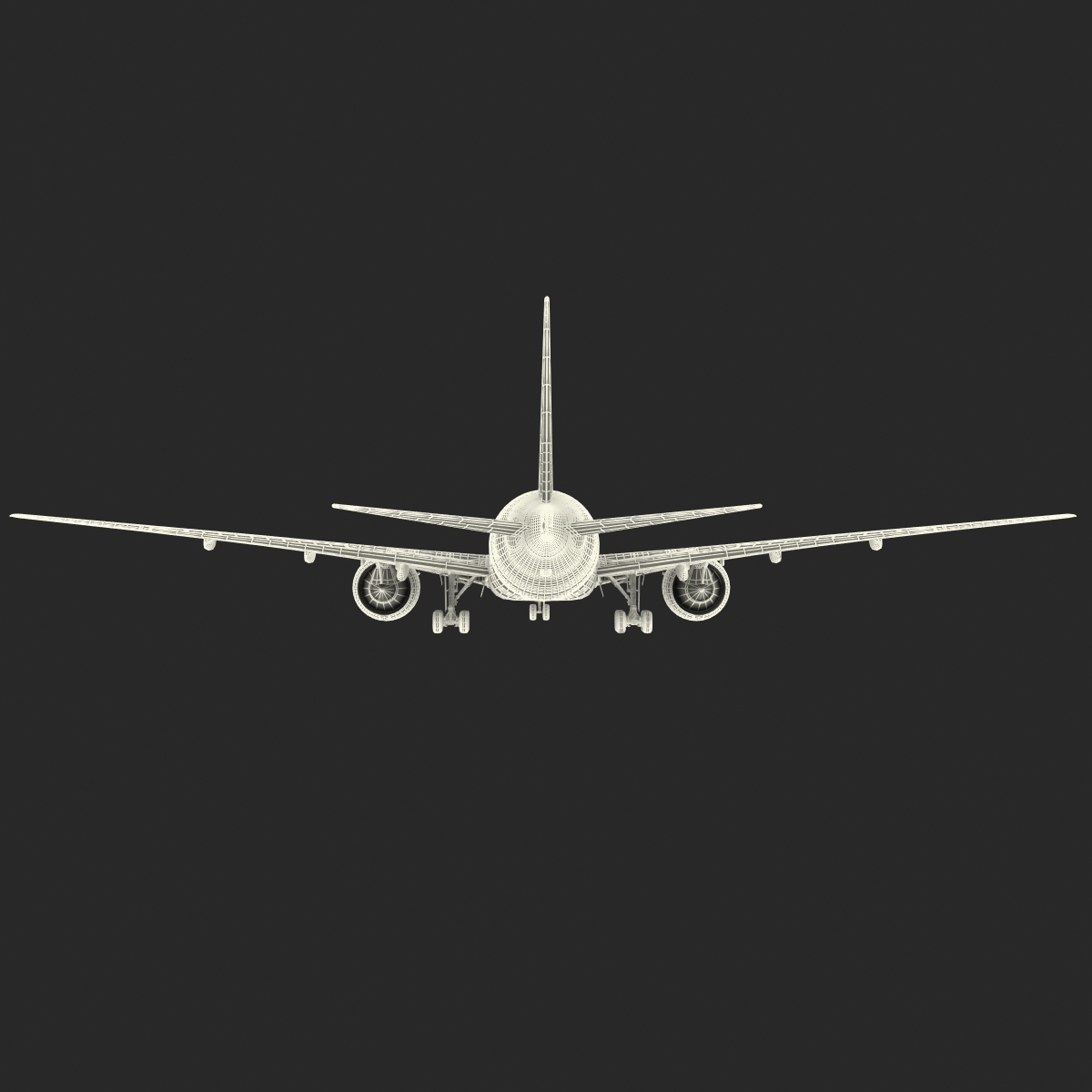 Boeing 777 200 Generic Rigged 3D model