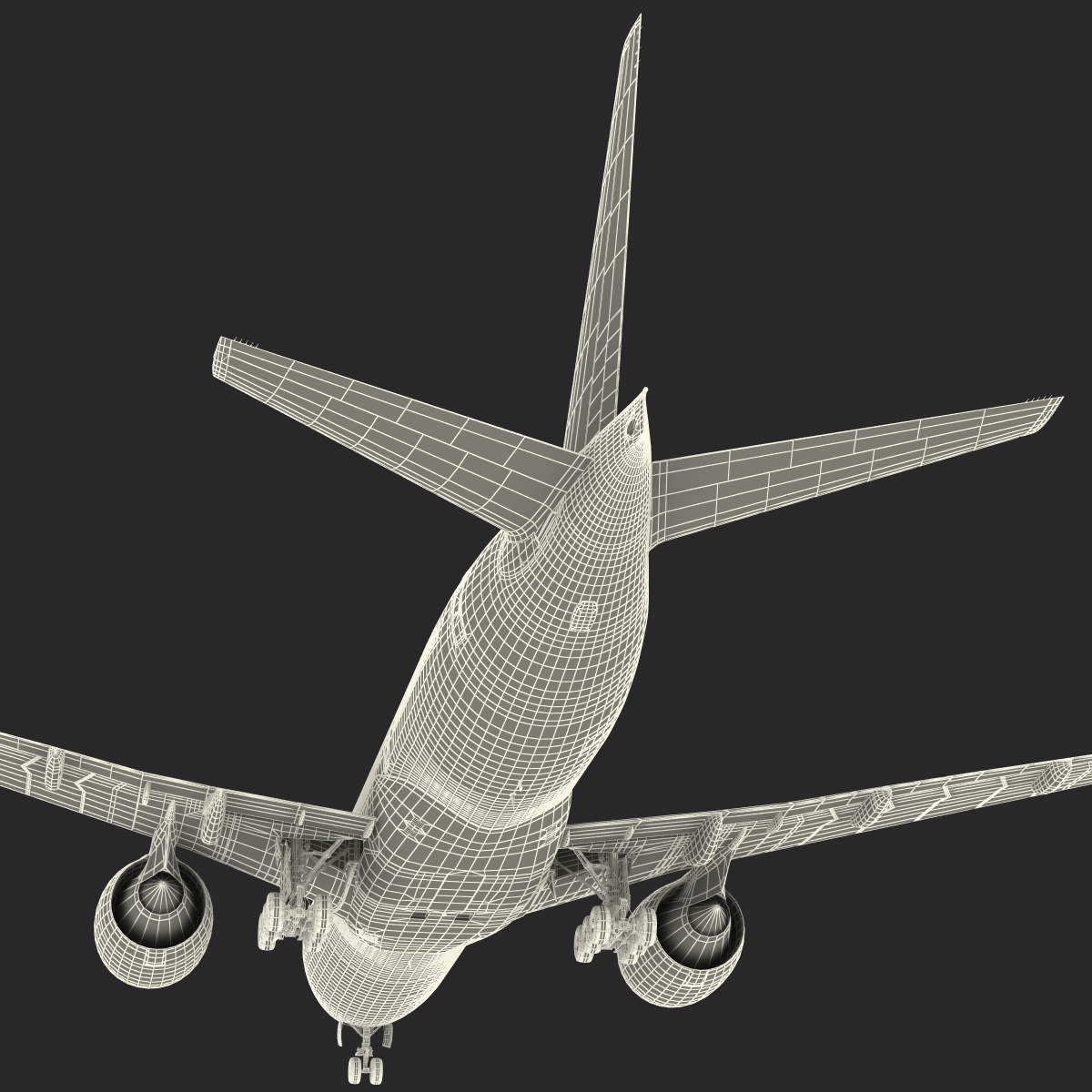 Boeing 777 200 Generic Rigged 3D model