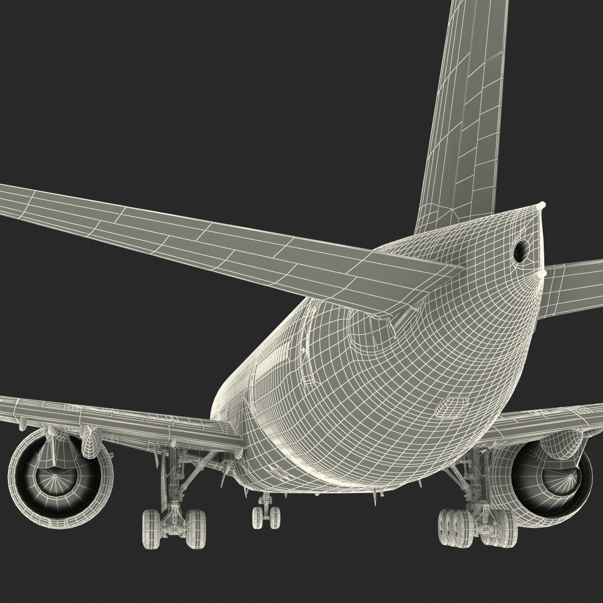 Boeing 777 200 Generic Rigged 3D model