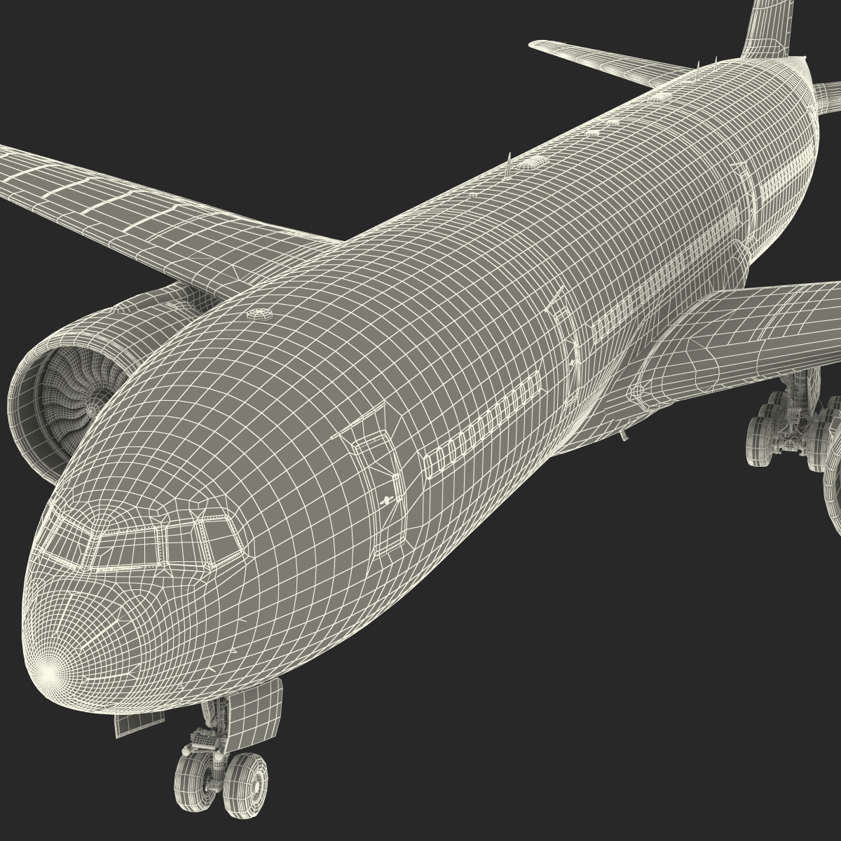 Boeing 777 200 Generic Rigged 3D model