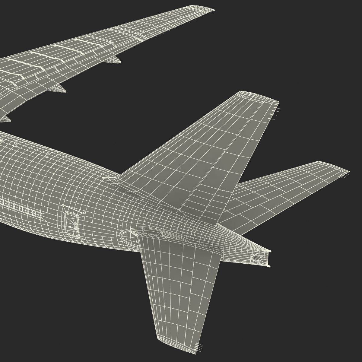 Boeing 777 200 Generic Rigged 3D model