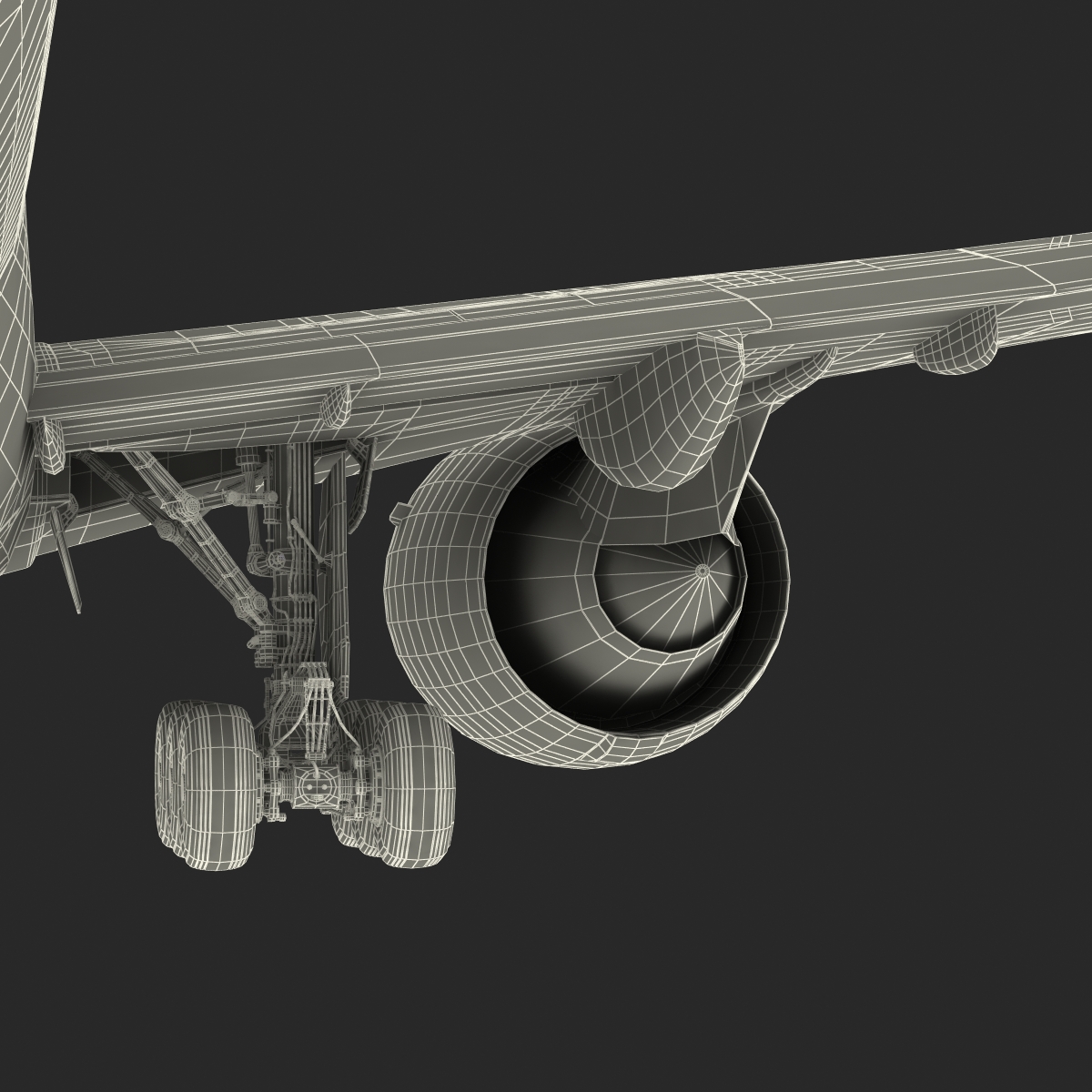 Boeing 777 200 Generic Rigged 3D model