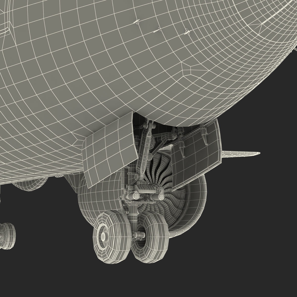 Boeing 777 200 Generic Rigged 3D model