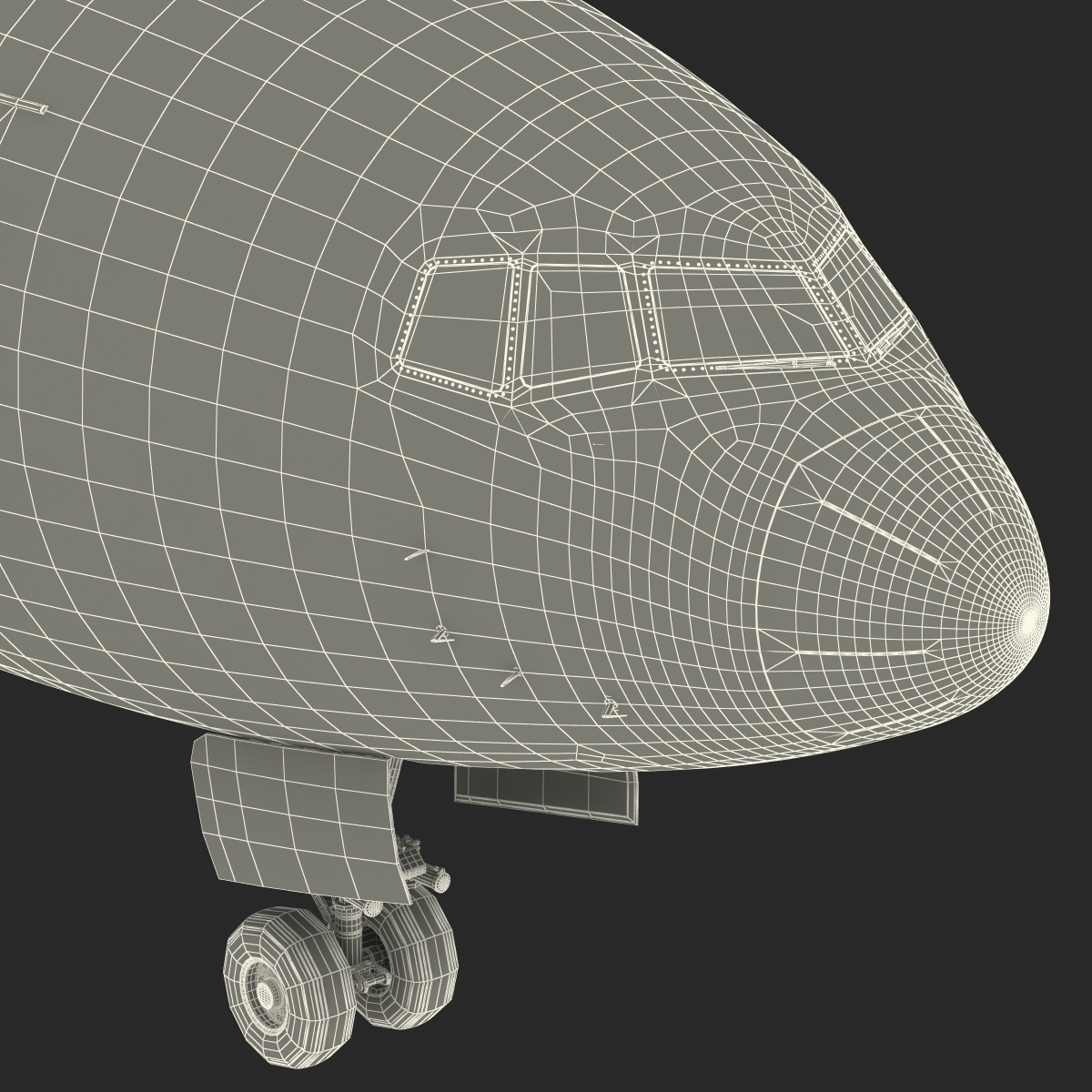 Boeing 777 200 Generic Rigged 3D model