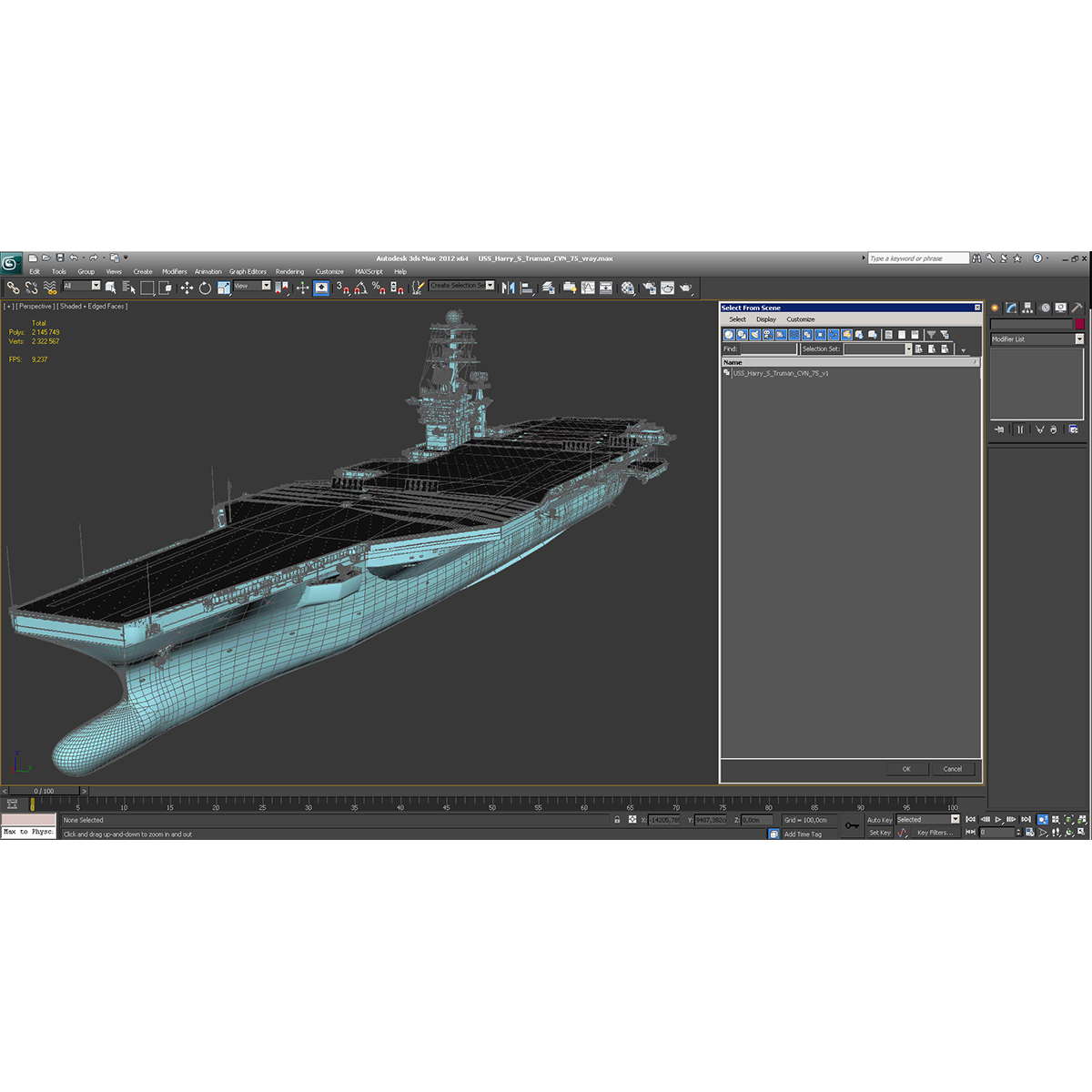 3D model USS Harry S Truman CVN 75