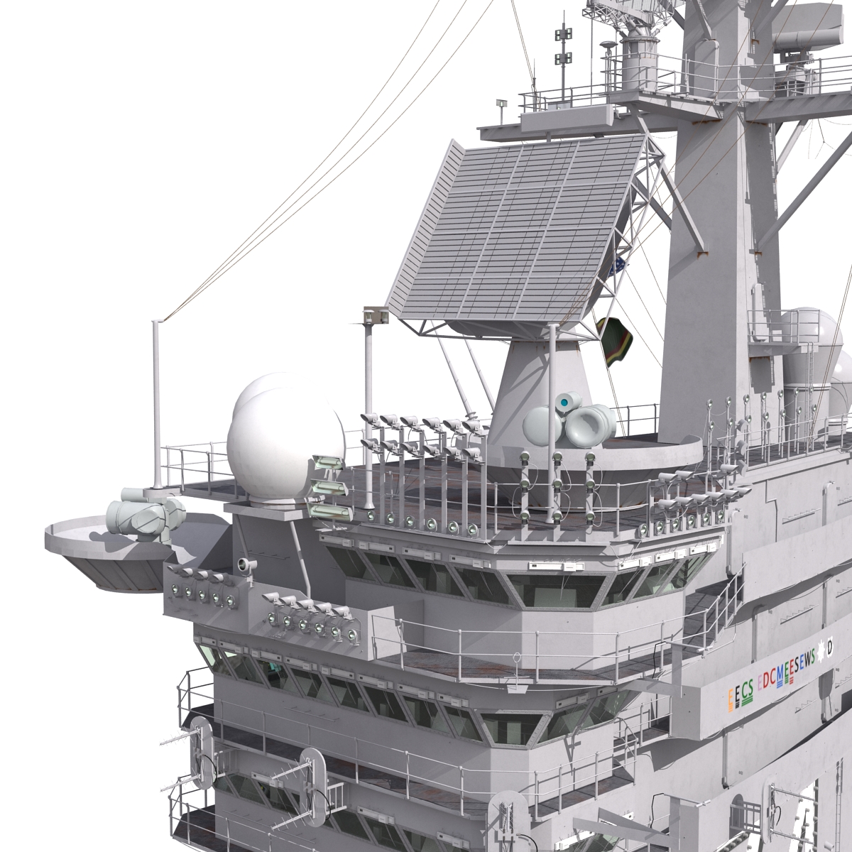 3D model USS John C Stennis CVN 74