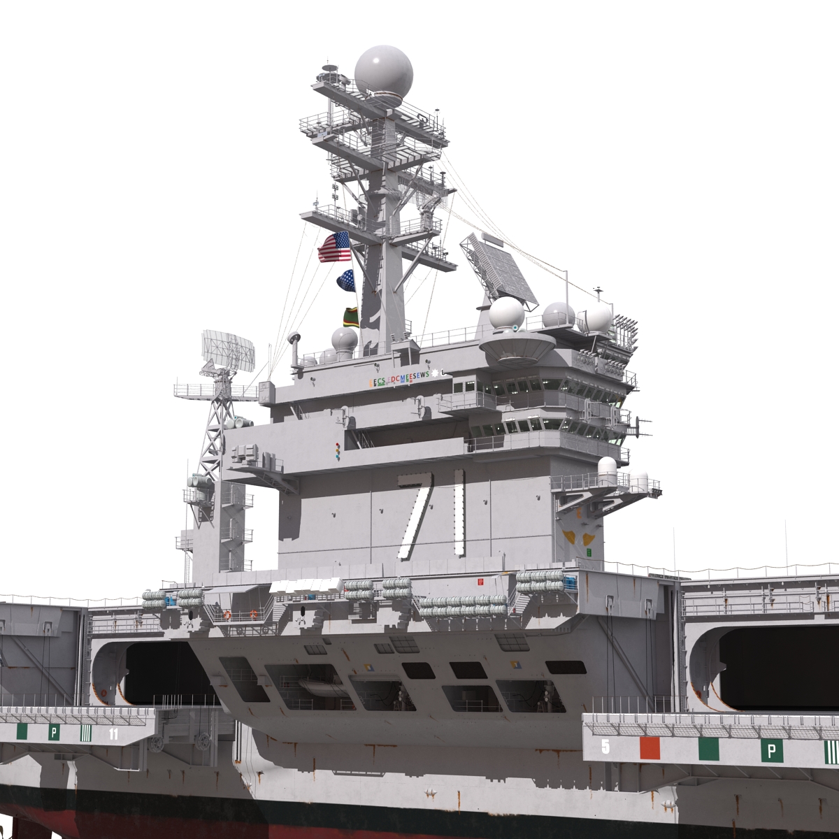 USS Theodore Roosevelt CVN 71 3D model