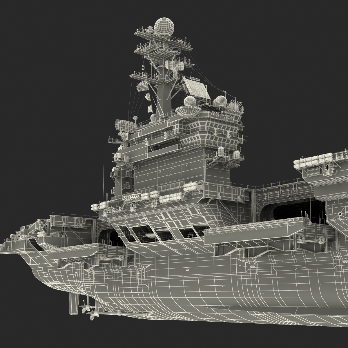 USS Theodore Roosevelt CVN 71 3D model