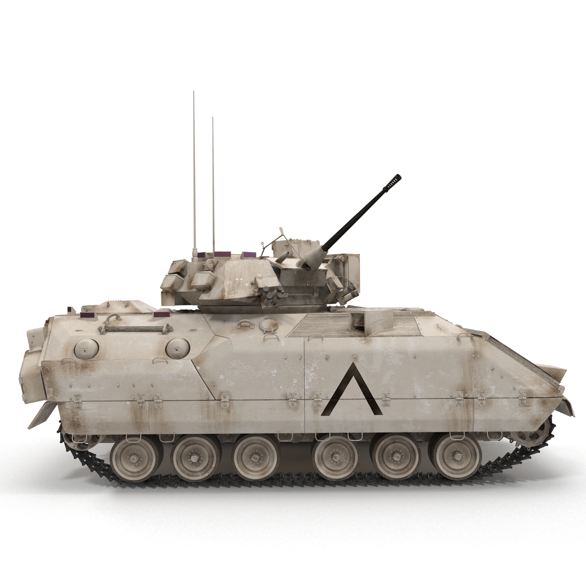 3D US Infantry Fighting Vehicle Bradley M2 Rigged