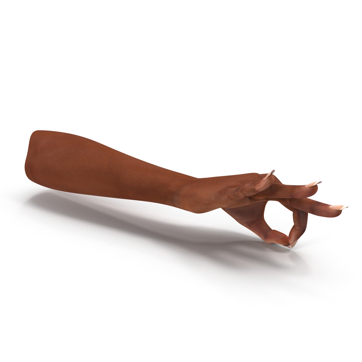 3D model Female Hand African American Pose 4