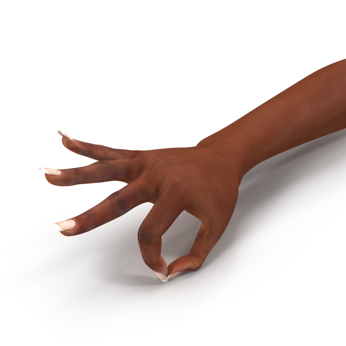 3D model Female Hand African American Pose 4