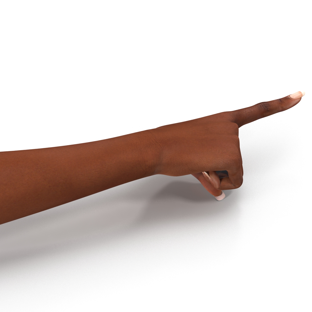 3D model Female Hand African American Pose 5