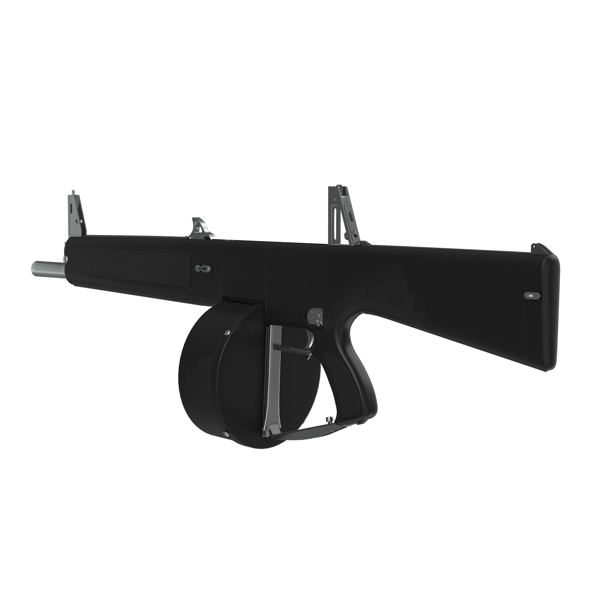 3D Auto Assault Shotgun AA 12 Round Drum Magazine