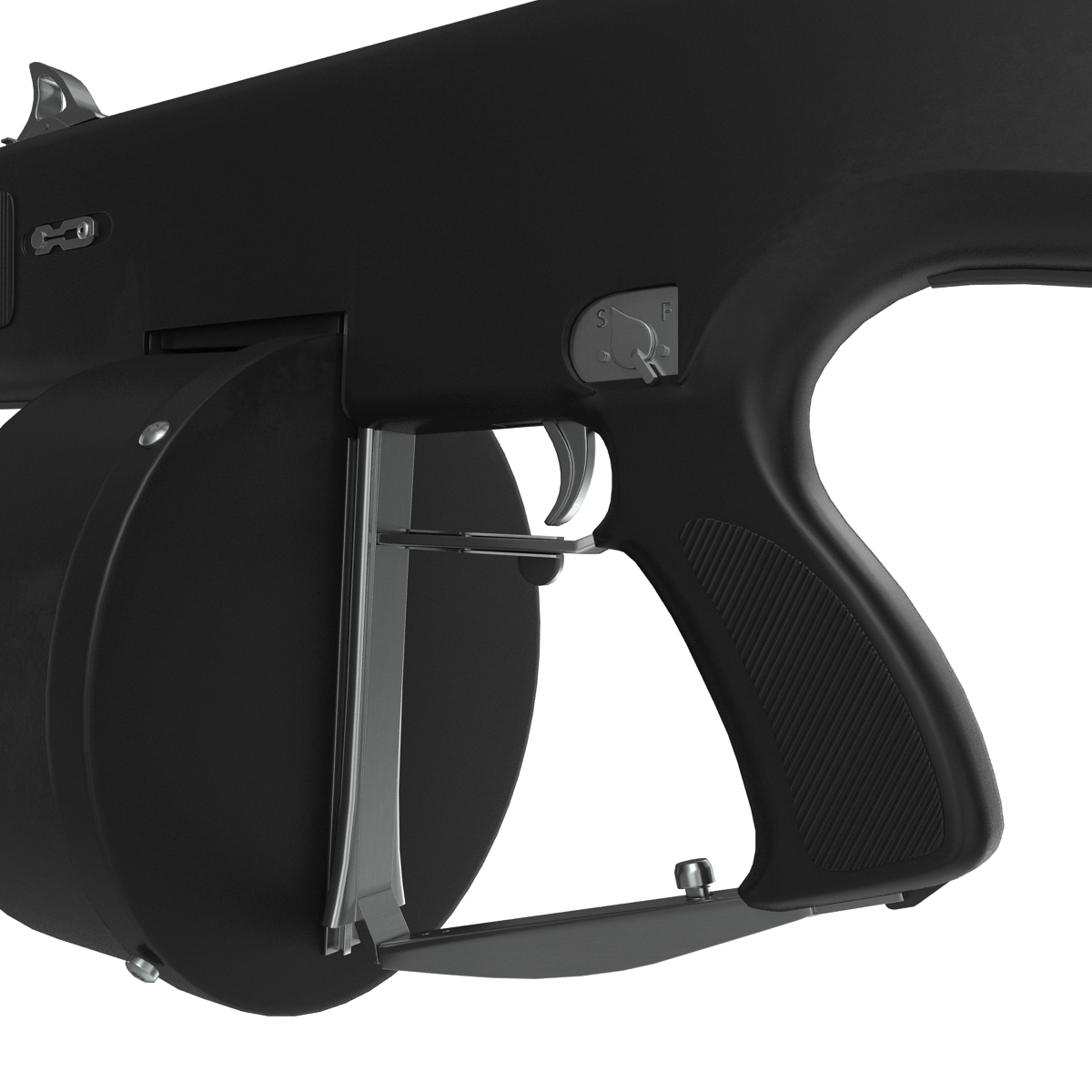 3D Auto Assault Shotgun AA 12 Round Drum Magazine