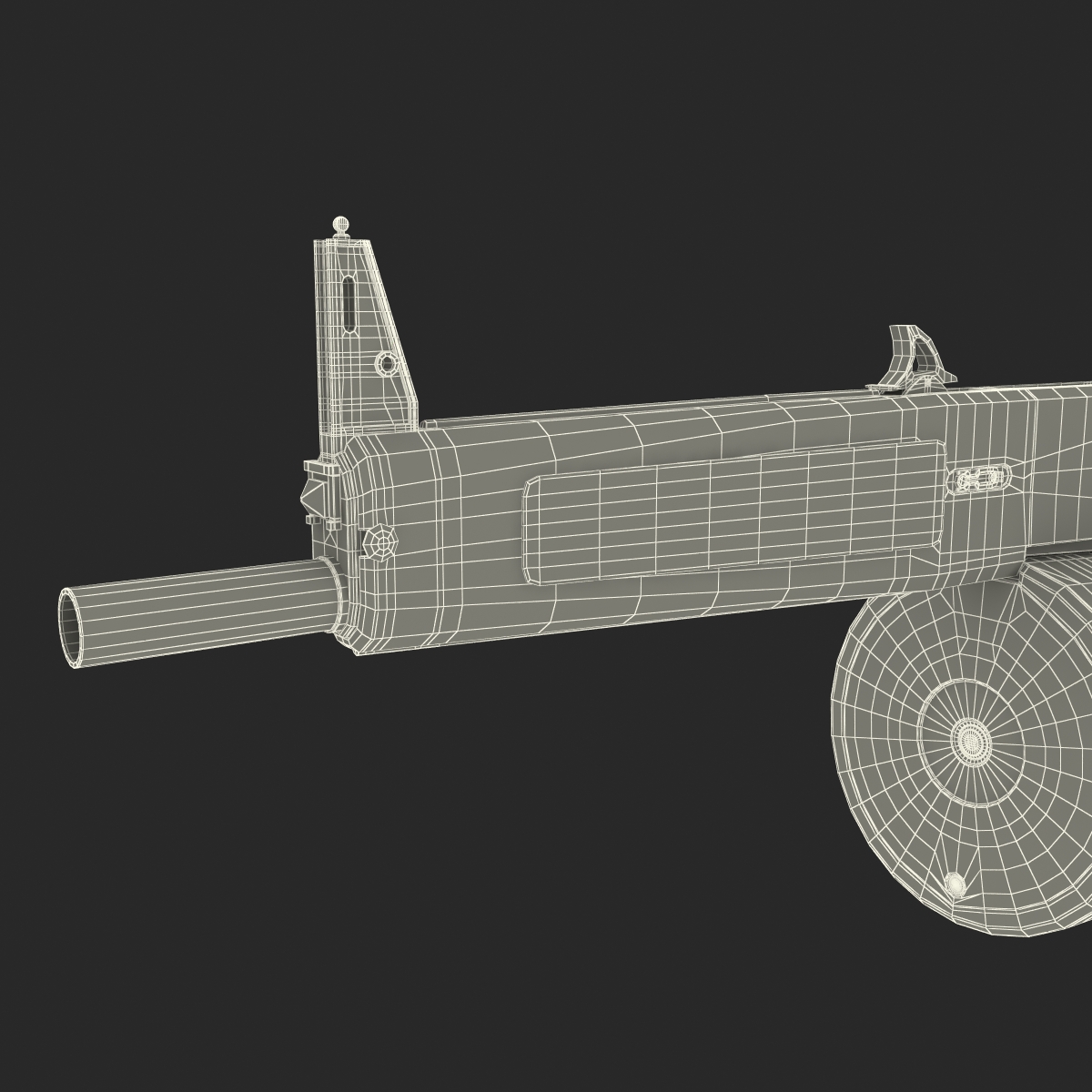 3D Auto Assault Shotgun AA 12 Round Drum Magazine