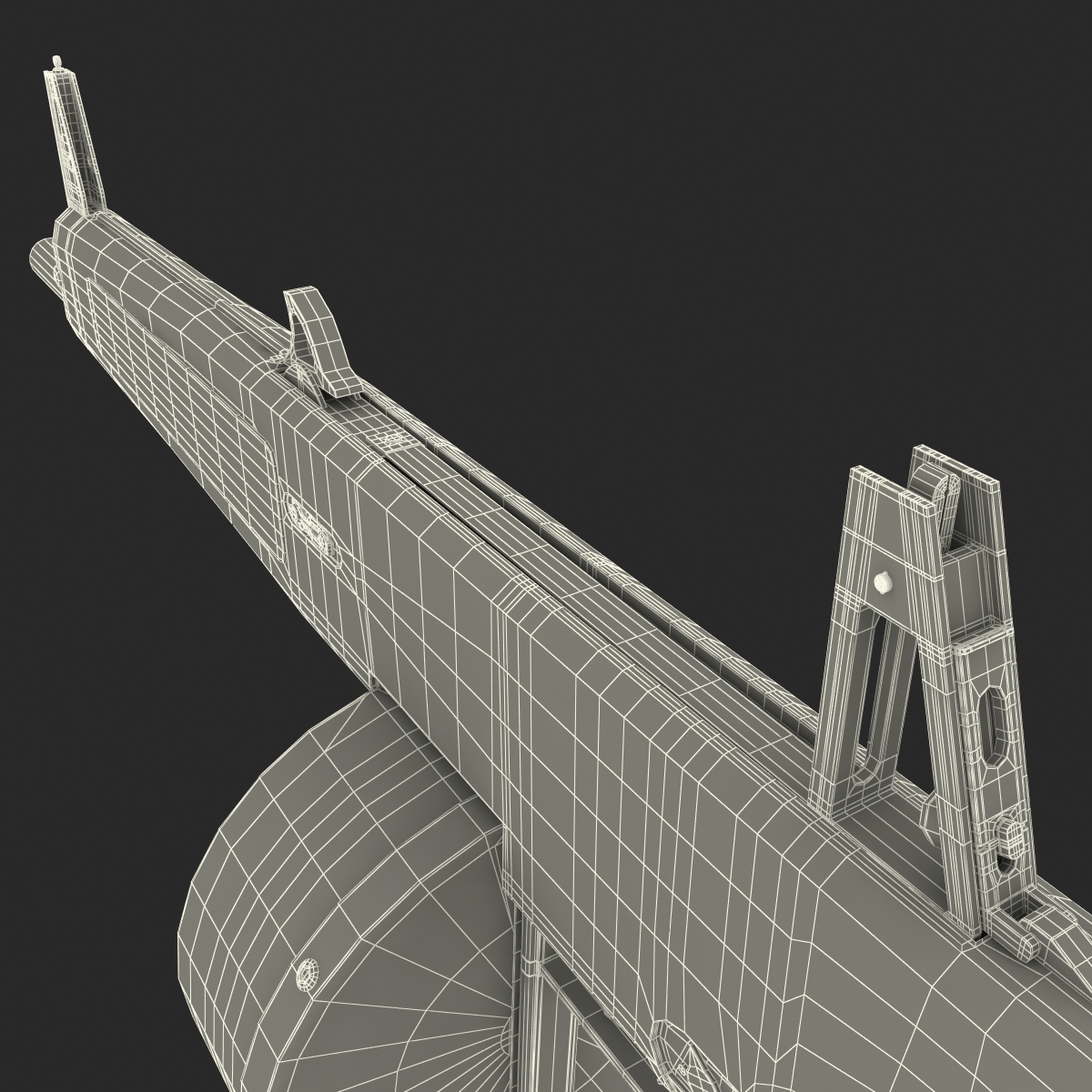 3D Auto Assault Shotgun AA 12 Round Drum Magazine