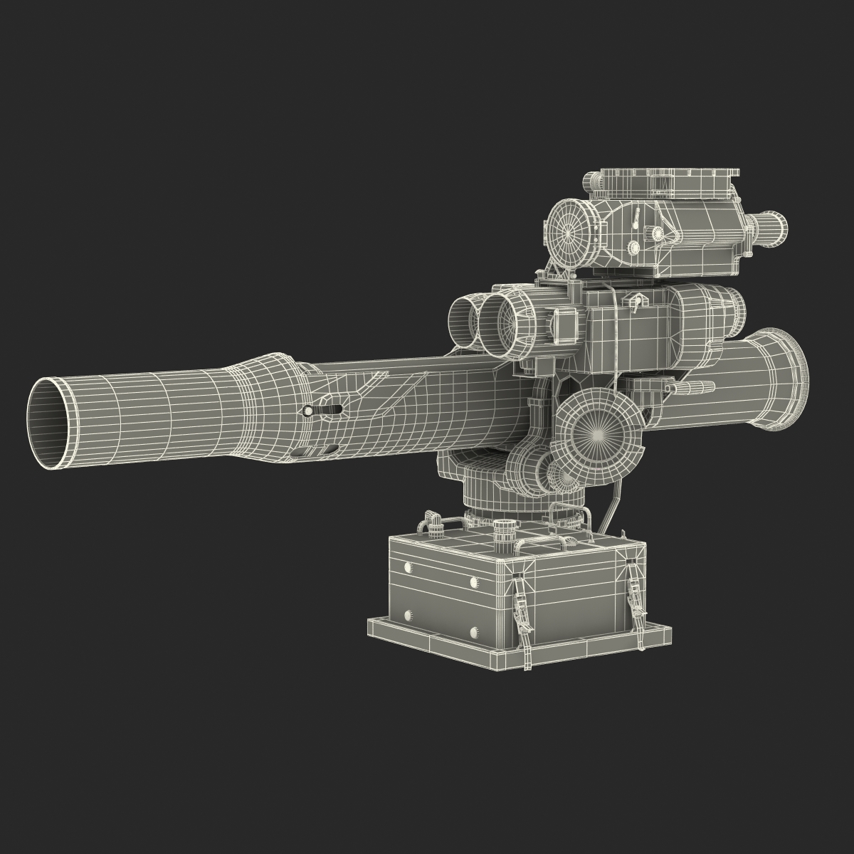 3D BGM 71 TOW Missile model