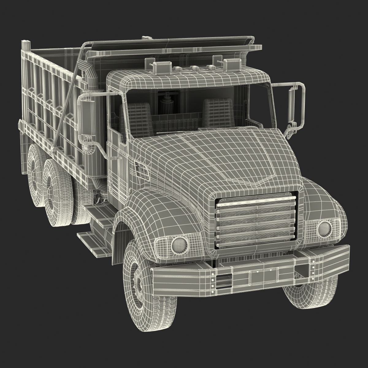 3D model Dump Truck Generic Rigged