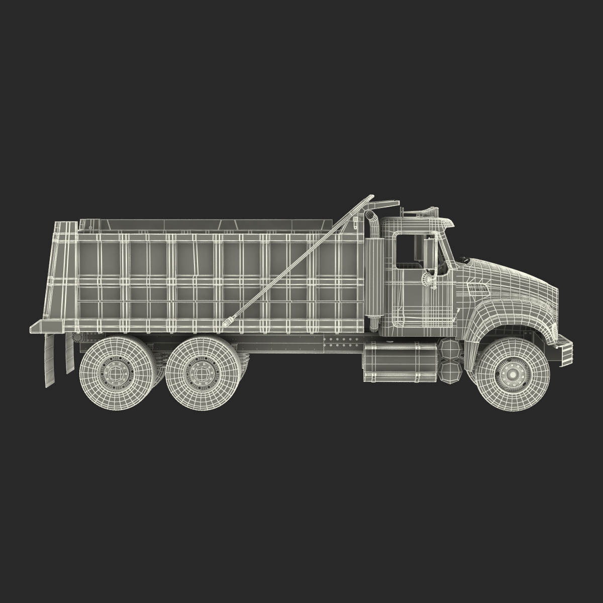 3D model Dump Truck Generic Rigged