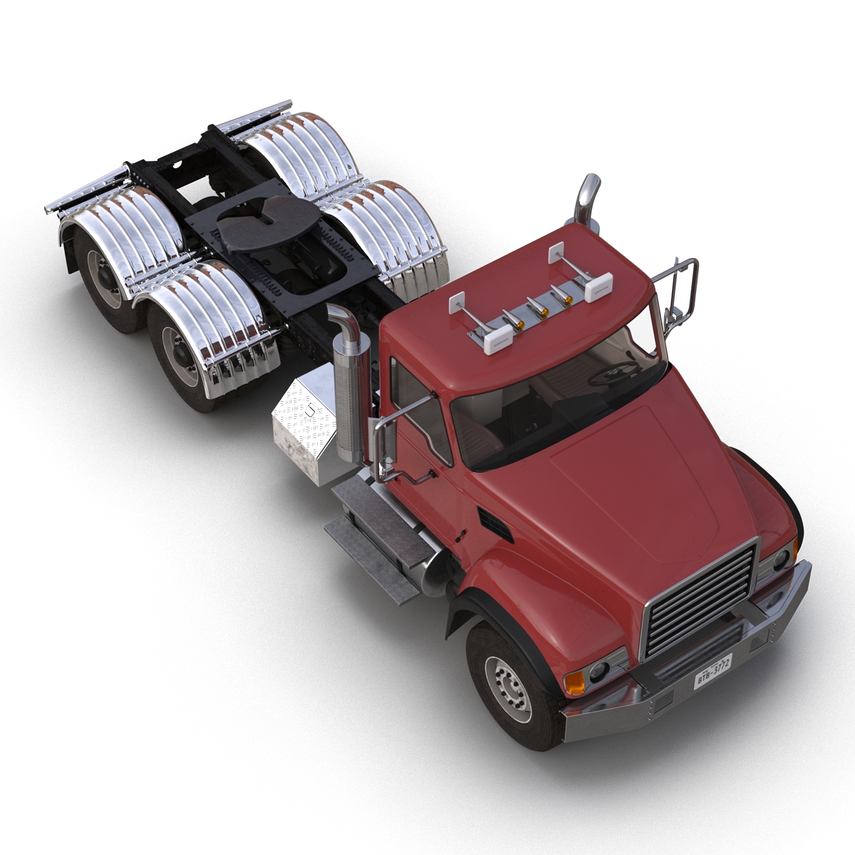 Truck Generic 2 Rigged 3D