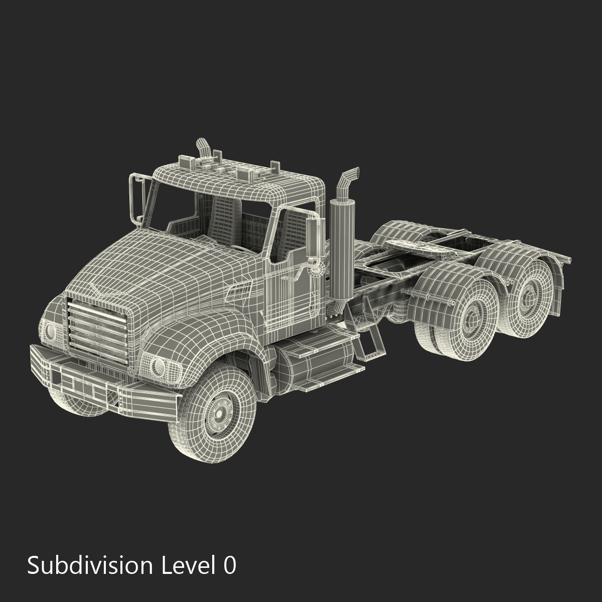 Truck Generic 2 Rigged 3D