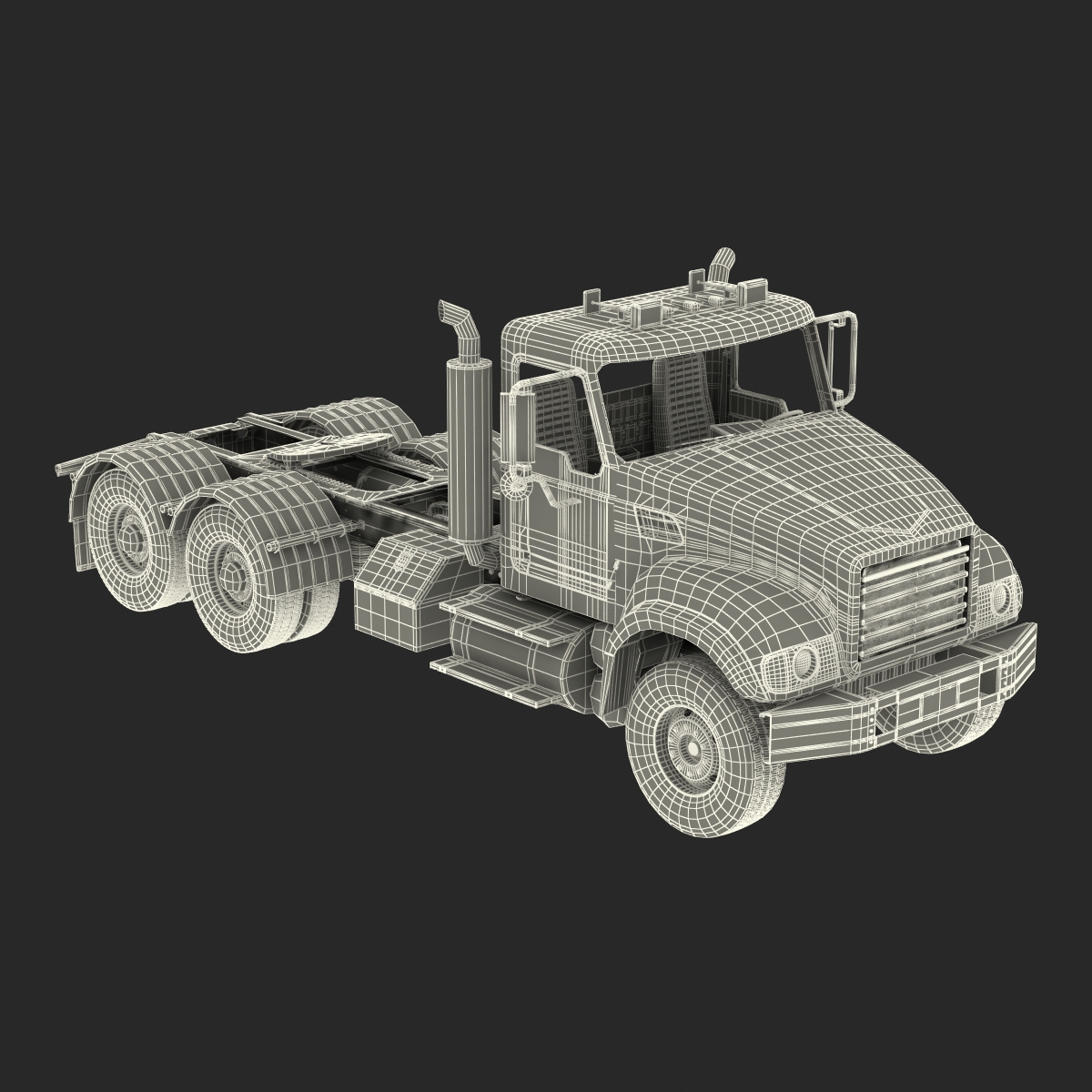 Truck Generic 2 Rigged 3D