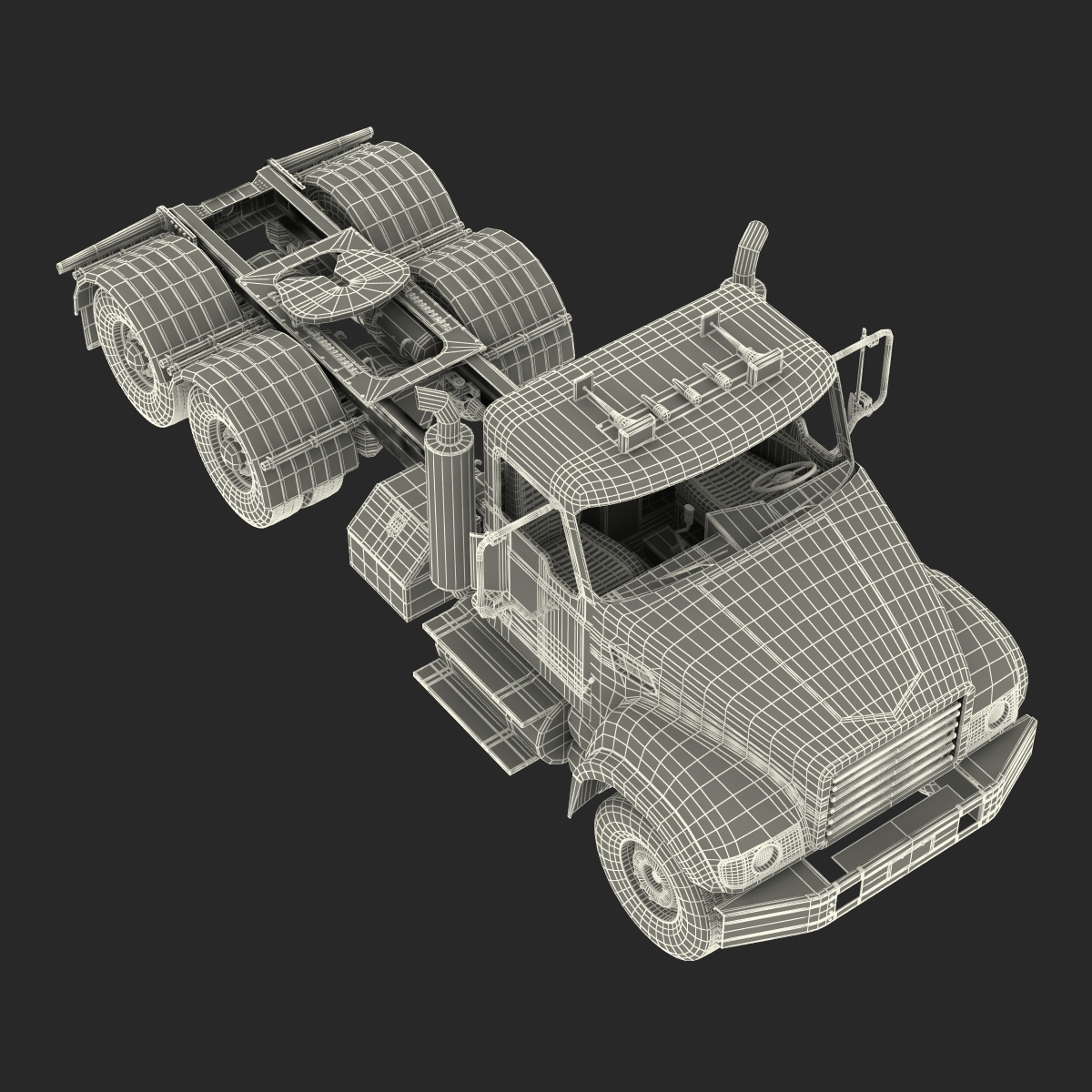 Truck Generic 2 Rigged 3D