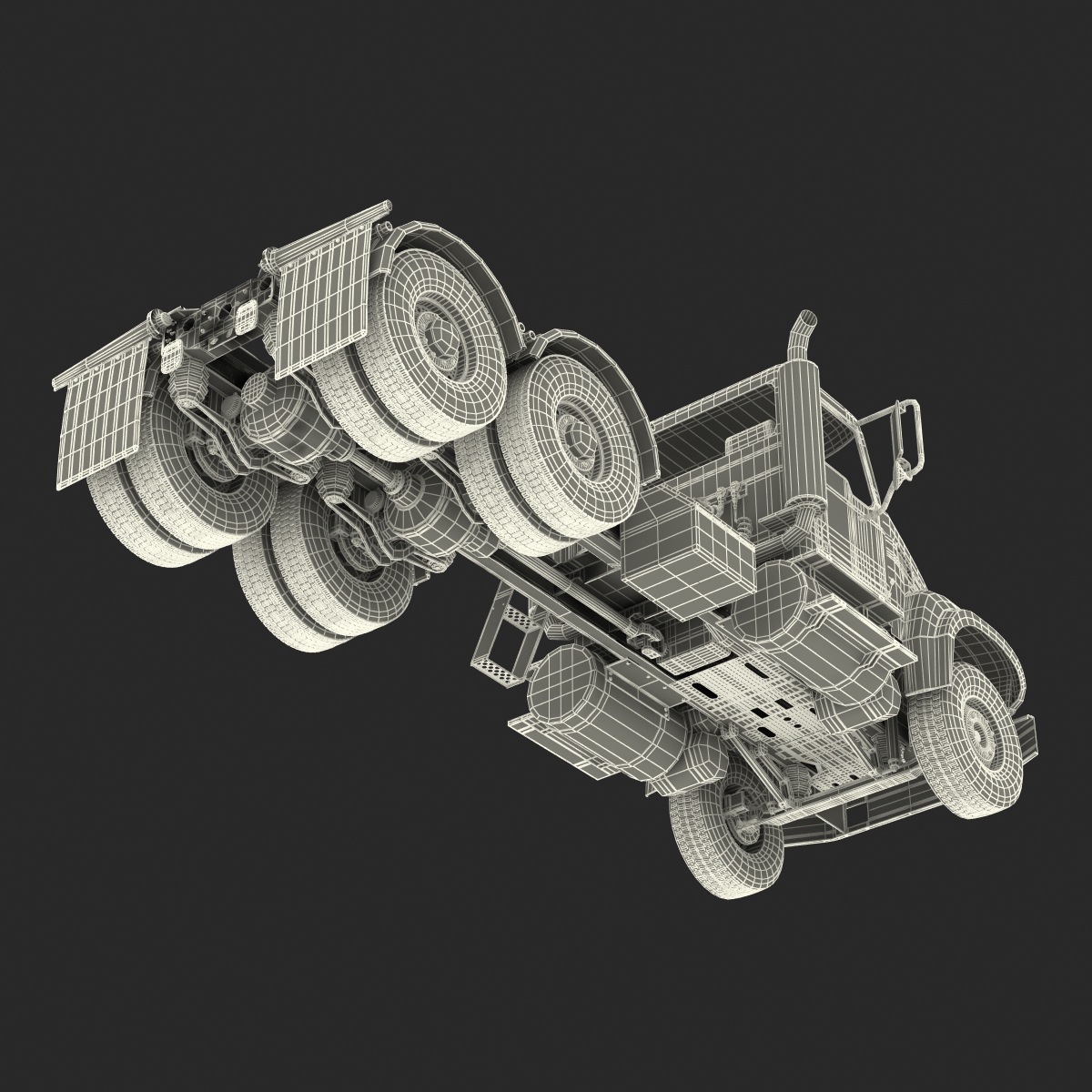 Truck Generic 2 Rigged 3D