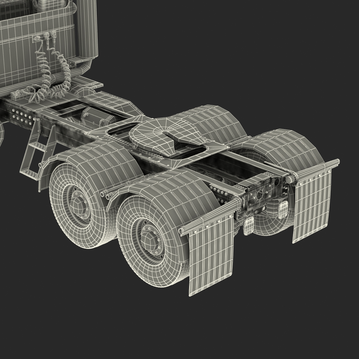 Truck Generic 2 Rigged 3D