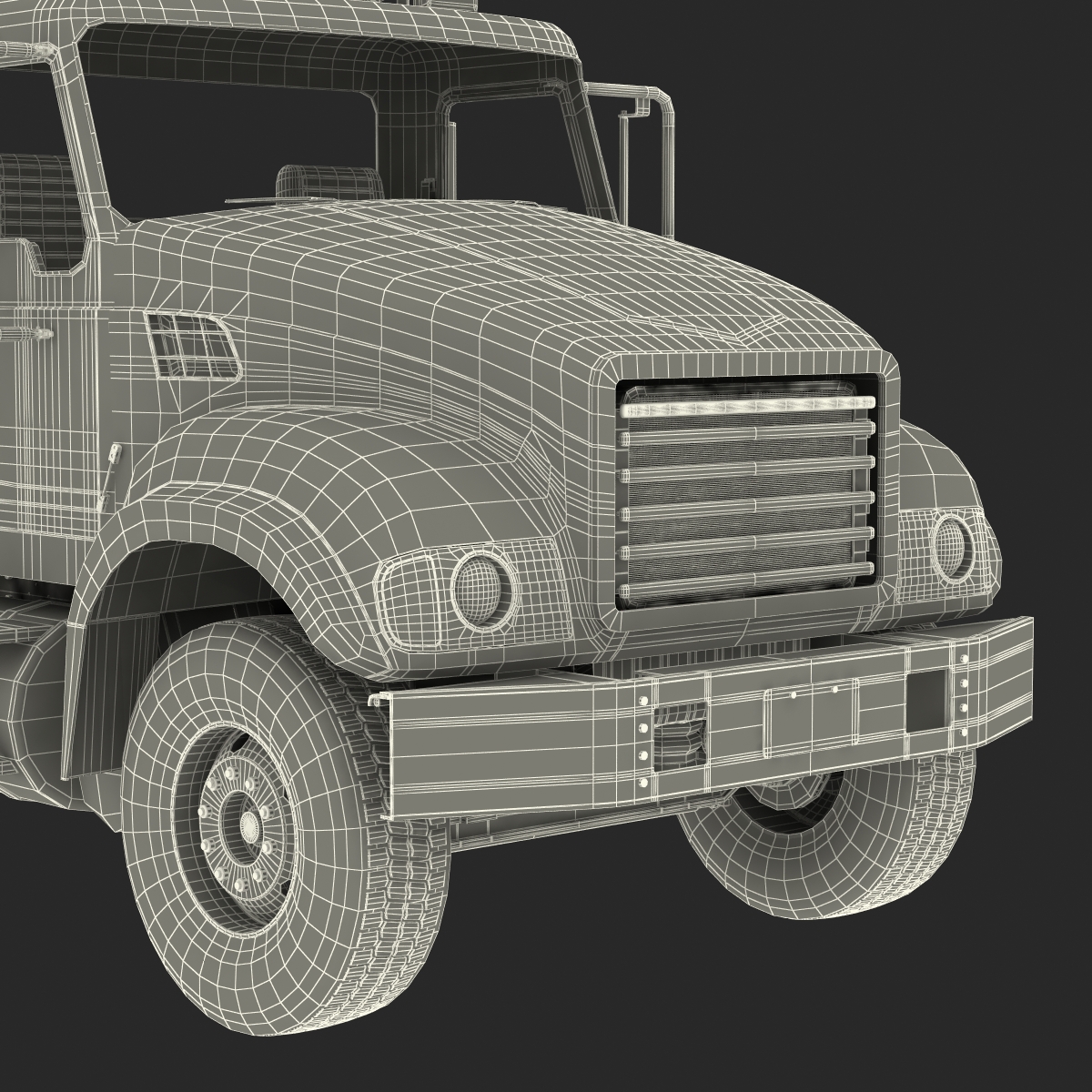 Truck Generic 2 Rigged 3D