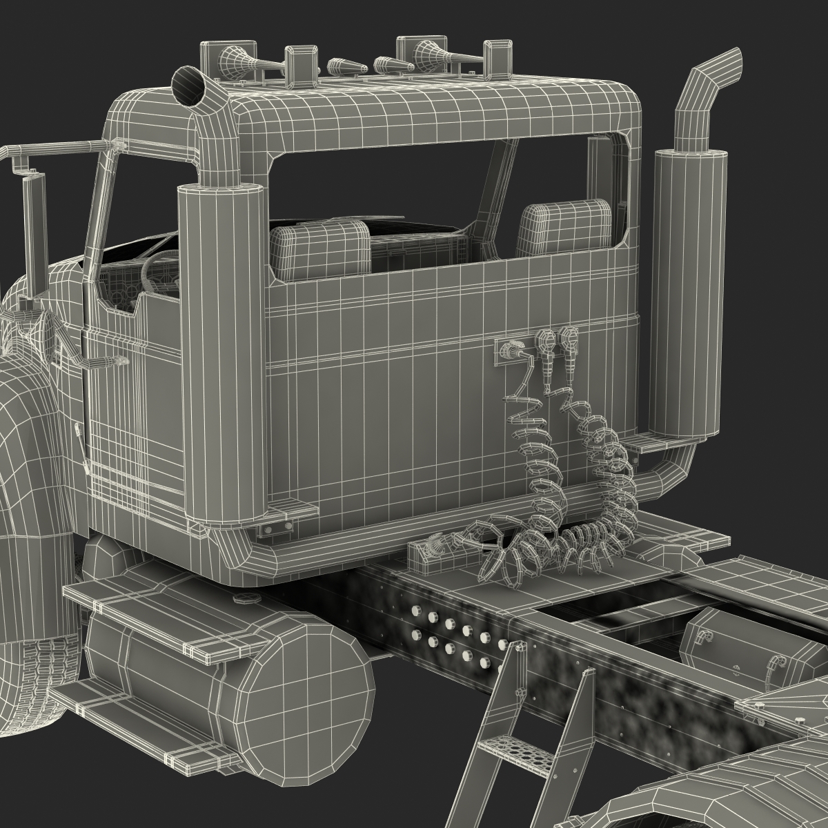 Truck Generic 2 Rigged 3D