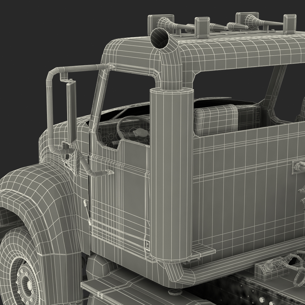 Truck Generic 2 Rigged 3D