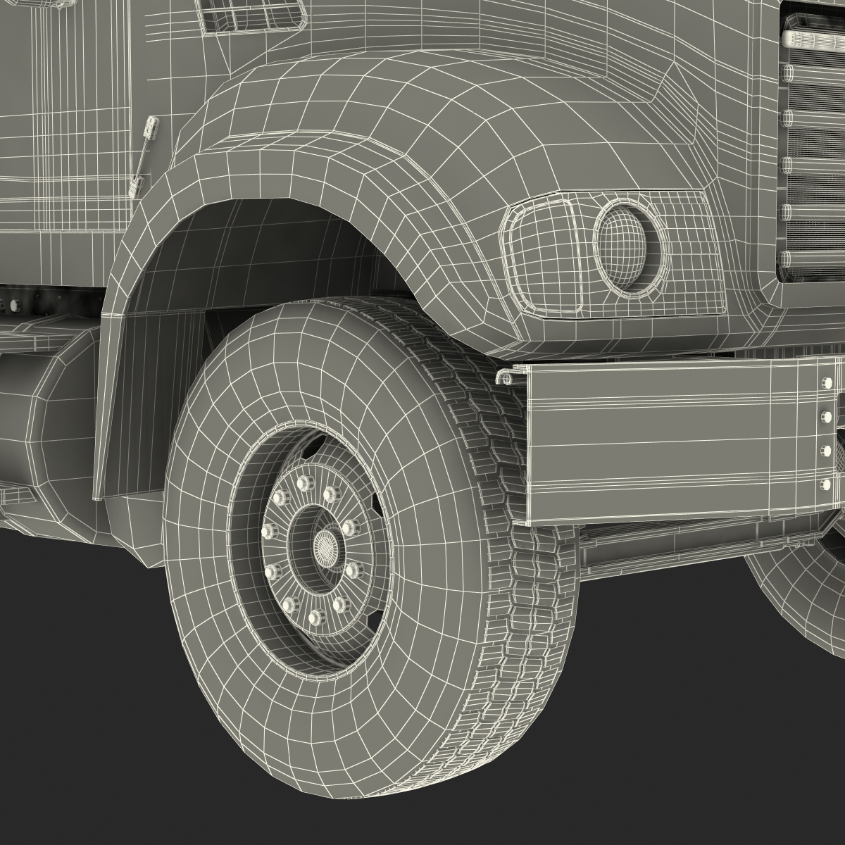 Truck Generic 2 Rigged 3D