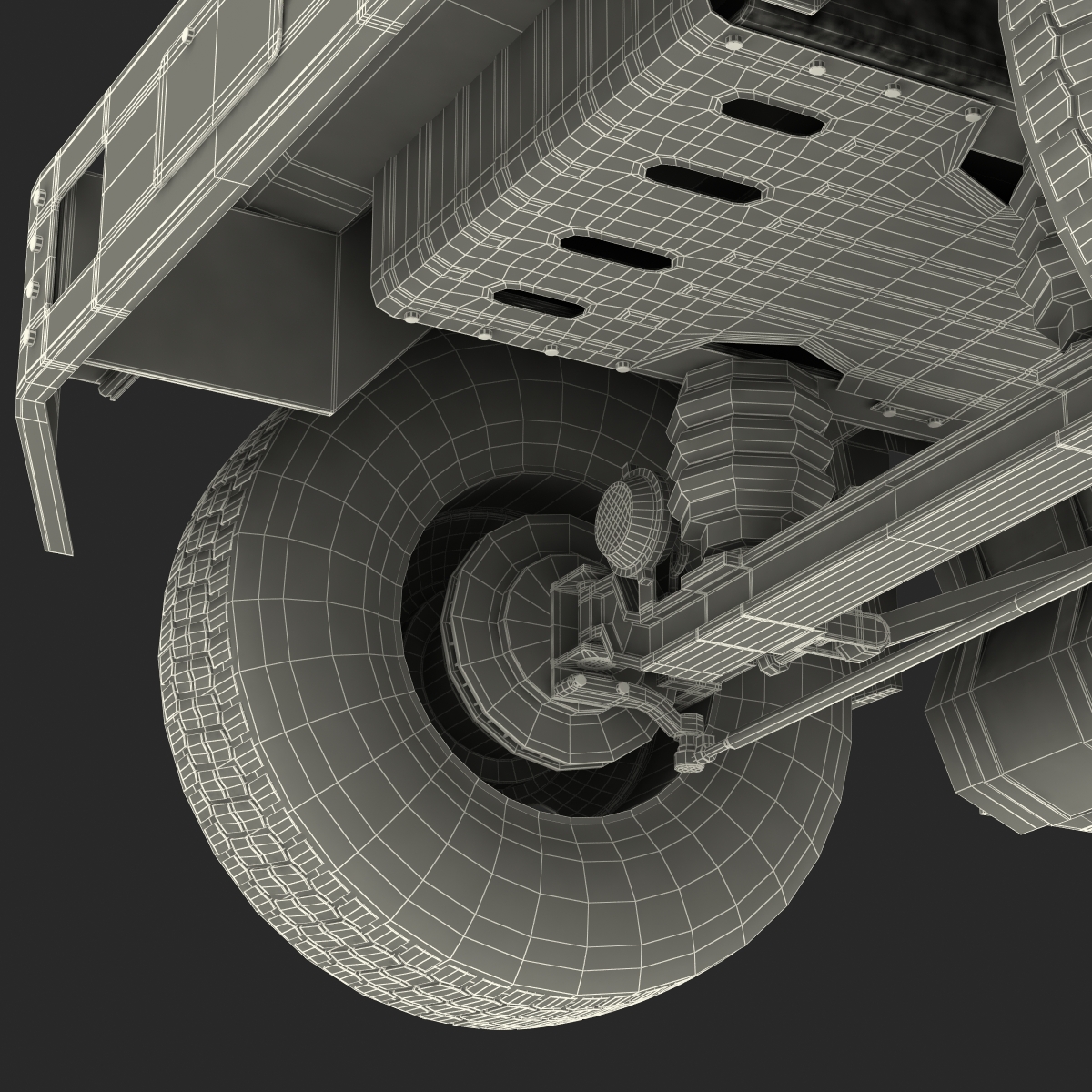 Truck Generic 2 Rigged 3D