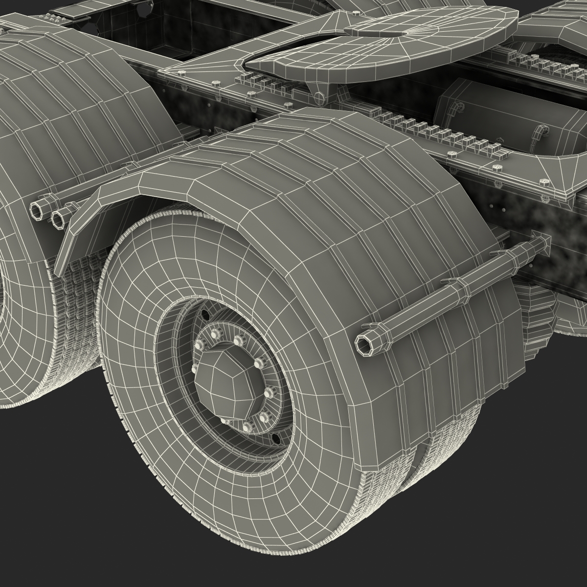 Truck Generic 2 Rigged 3D