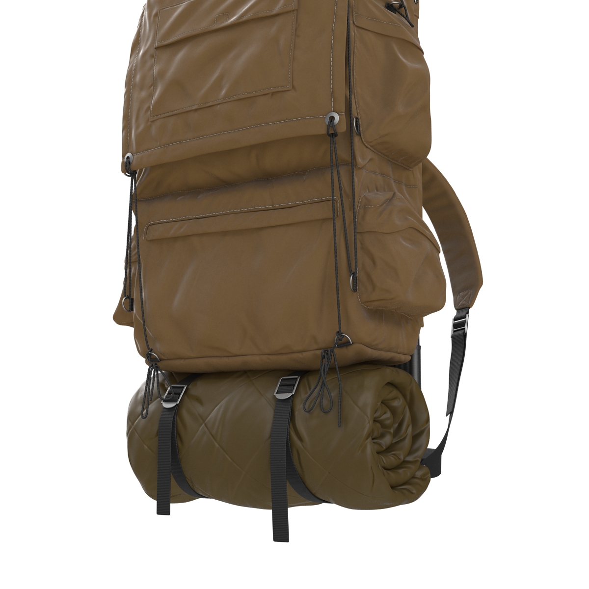 3D Camping Backpack 3 model