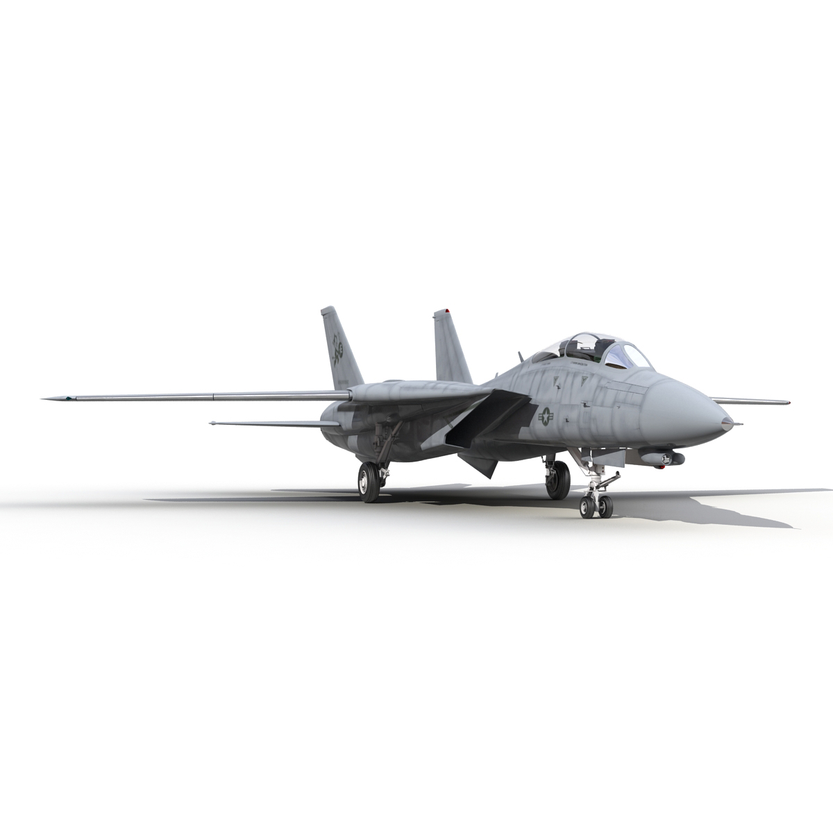 3D model F 14 Tomcat US Combat Aircraft