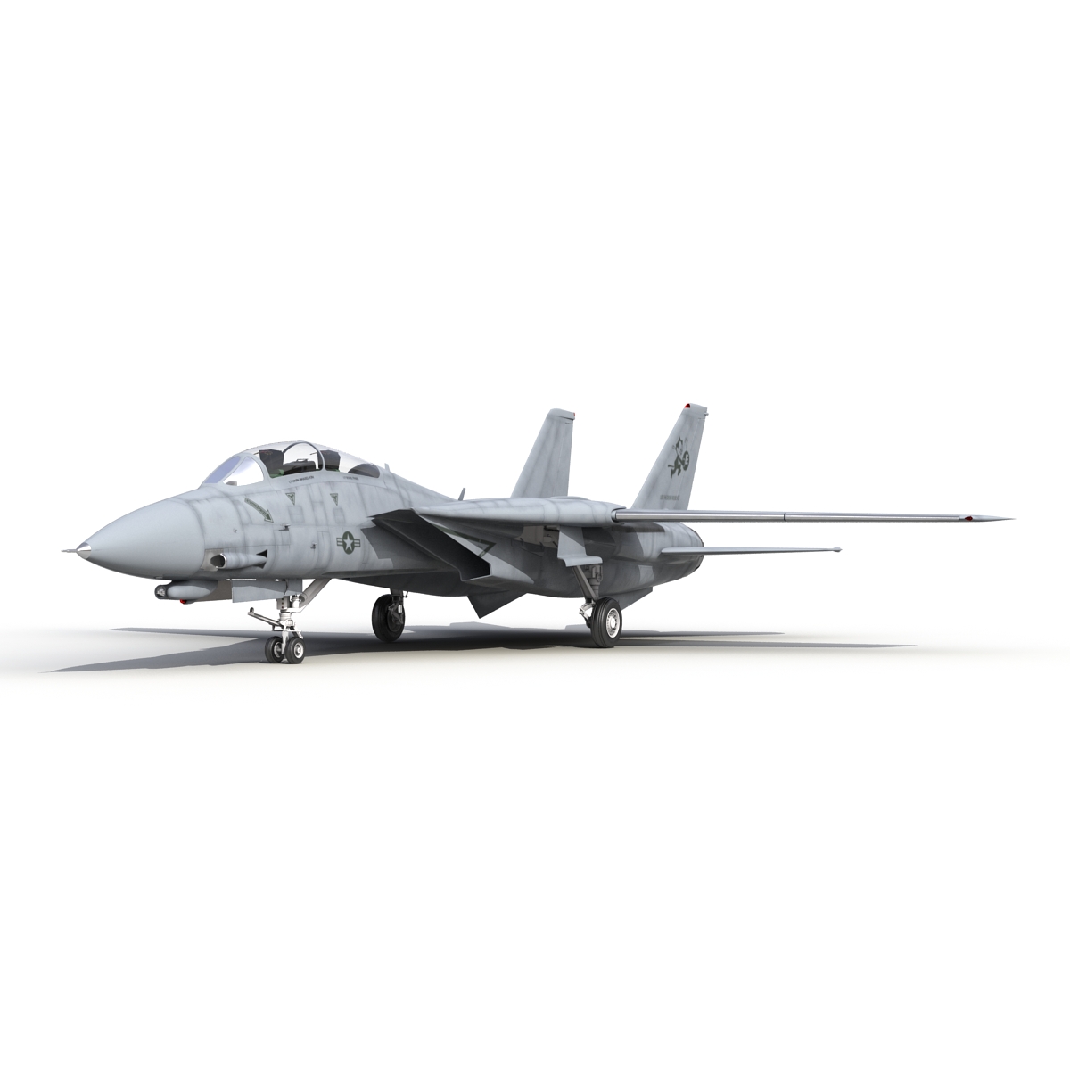 3D model F 14 Tomcat US Combat Aircraft