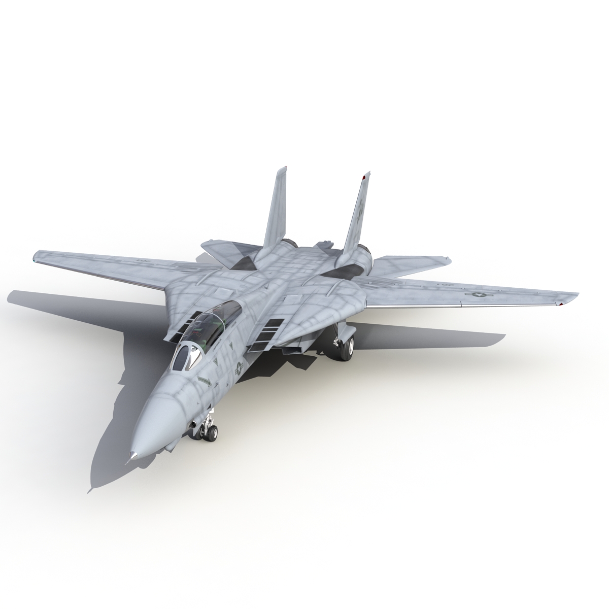 3D model F 14 Tomcat US Combat Aircraft